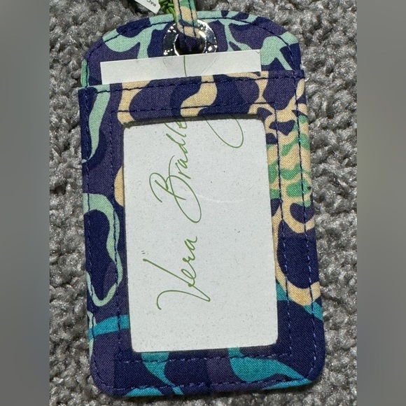 Vera Bradley Katalina Blue Eye Glass Case and NWT Luggage Tag - Picture 2 of 6
